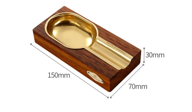 Gạt tàn cigar gỗ 1 điếu sang trọng hiện đại CGL8226 8