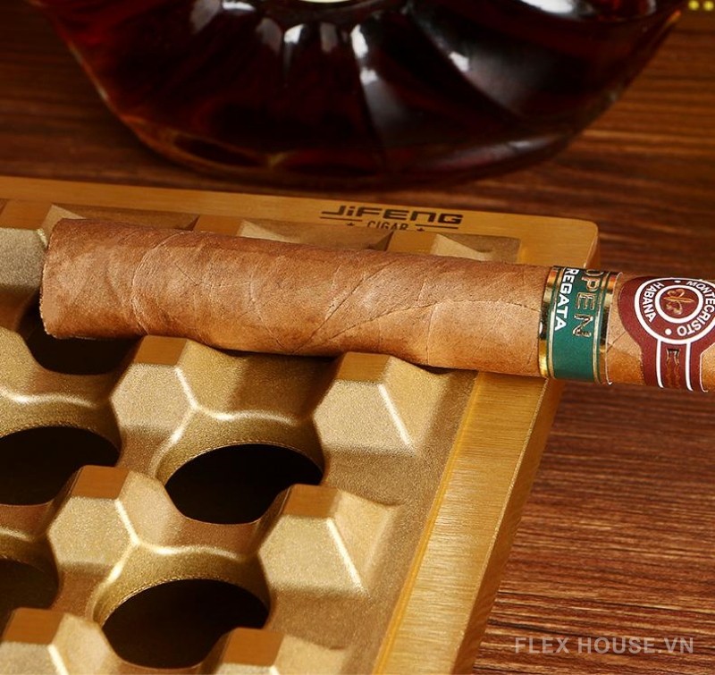 Gạt tàn cigar hợp kim kẽm decor nghệ thuật CGL6649 8