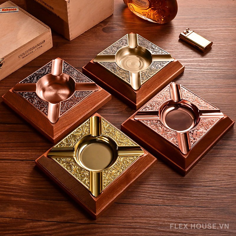 Gạt tàn cigar kim tự tháp Maya nghệ thuật CGL5091 4