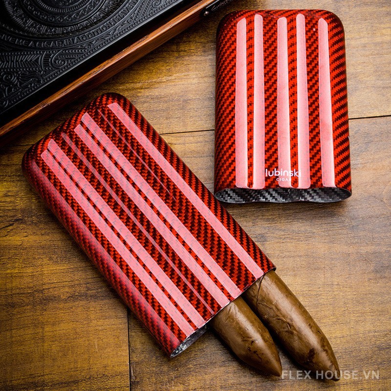 Hộp đựng cigar 3 điếu phong cách hiện đại LBS770 7