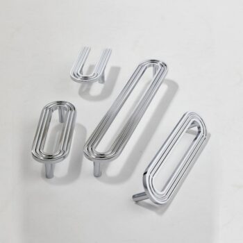 Tay nắm tủ đồng mạ chrome U shape hiện đại PALO7977