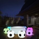Bộ bàn ghế bar đèn led hình trái bóng sáng tạo FLF535 (3)