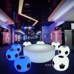 Bộ bàn ghế bar đèn led hình trái bóng sáng tạo FLF535 (4)