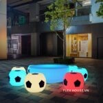 Bộ bàn ghế bar đèn led hình trái bóng sáng tạo FLF535 (5)