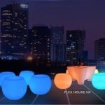 Bộ bàn ghế bar led ngoài trời hiện đại sáng tạo LBF453 (12)
