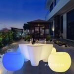 Bộ bàn ghế bar led ngoài trời hiện đại sáng tạo LBF453 (5)