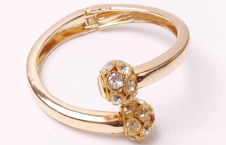 Đai buộc rèm hợp kim màu vàng sang trọng FSH2745 9