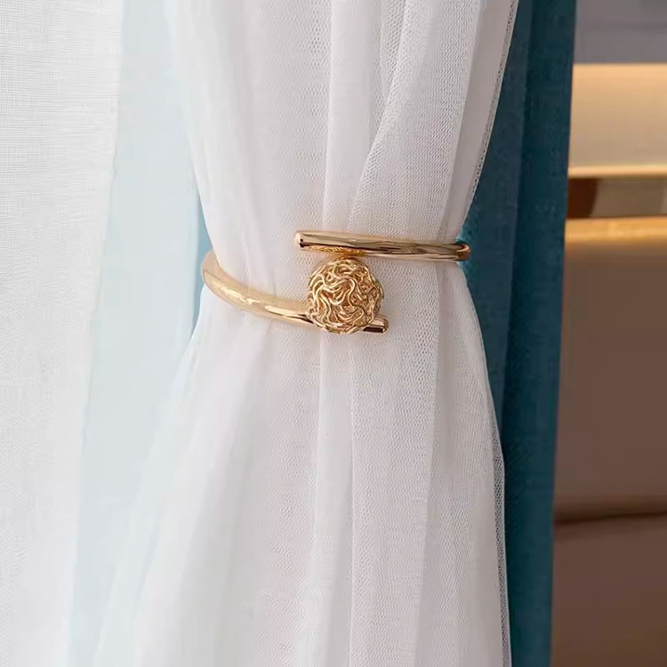 Đai buộc rèm hợp kim màu vàng sang trọng FSH2745 7