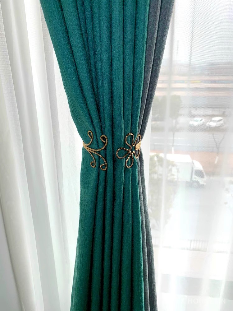 Đai cài rèm cửa màu vàng phong cách châu Âu FSH1184 8