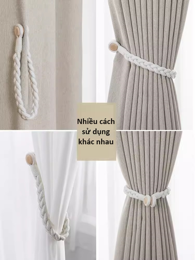 Dây buộc rèm cửa nam châm phong cách Nhật Bản FSH606 7