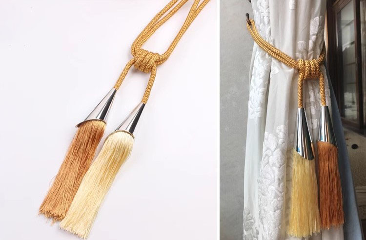 Dây buộc rèm cửa tua rua phối màu cao cấp FSH4962 9