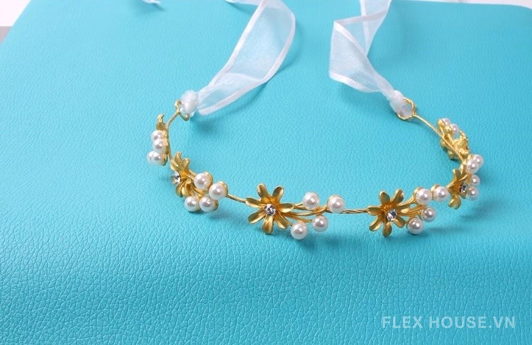 Dây buộc rèm hình vòng hoa nghệ thuật sang trọng FSH4938 12