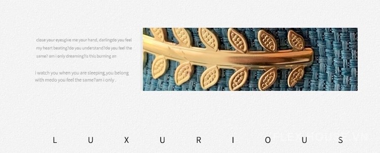 Dây buộc rèm hợp kim hình lá cây nghệ thuật FSH7065 11