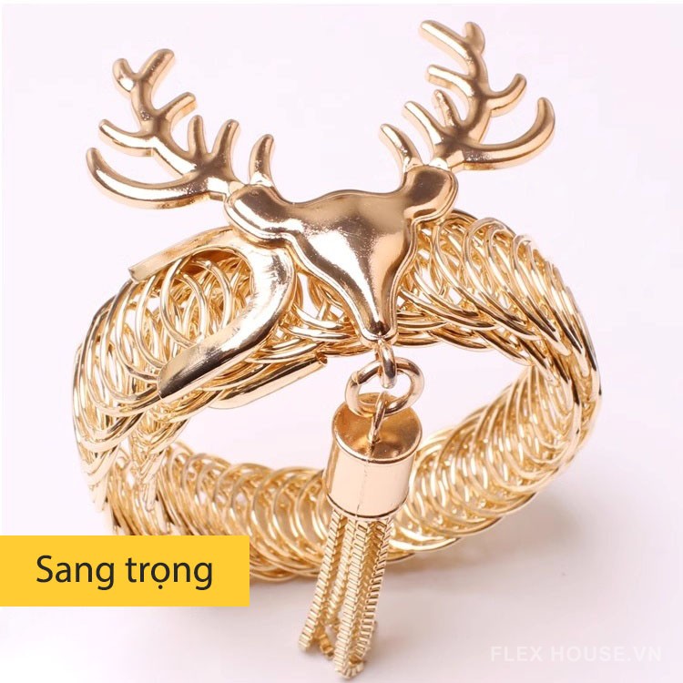 Dây buộc rèm hợp kim sang trọng hình đầu hươu FSH9387 11