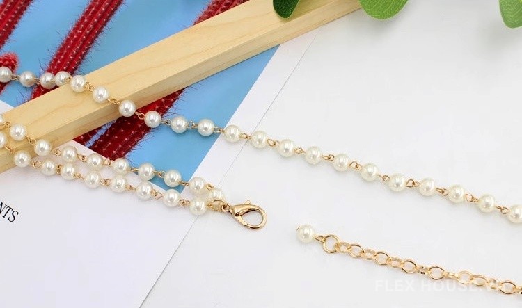 Dây buộc rèm kim loại phối ngọc trai tinh tế FSH3734 7