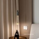 Đèn thả trần bằng đồng chao acrylic tối giản FLM5455 (7)