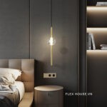 Đèn thả trần chùm đơn bằng pha lê sang trọng FLM5050