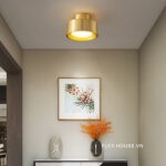 Đèn trần hành lang bằng đồng phong cách Châu Âu FLM5057