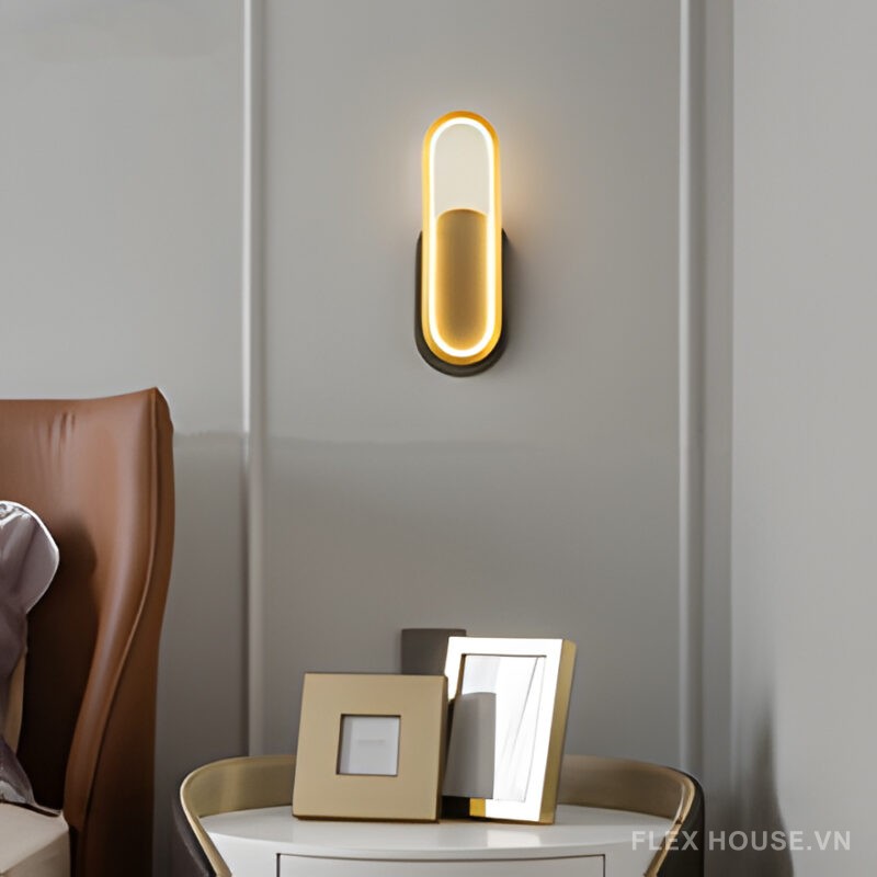 Đèn treo tường led bằng đồng tối giản FLM1076 3