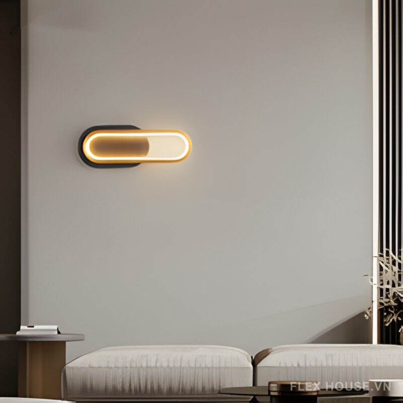 Đèn treo tường led bằng đồng tối giản FLM1076 4