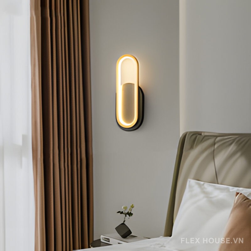 Đèn treo tường led bằng đồng tối giản FLM1076 2
