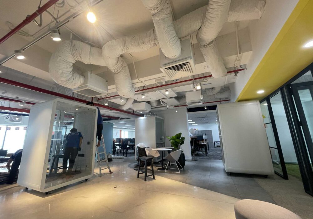 Flexhouse VN cung cấp cabin cách âm cho NVG Technology 2
