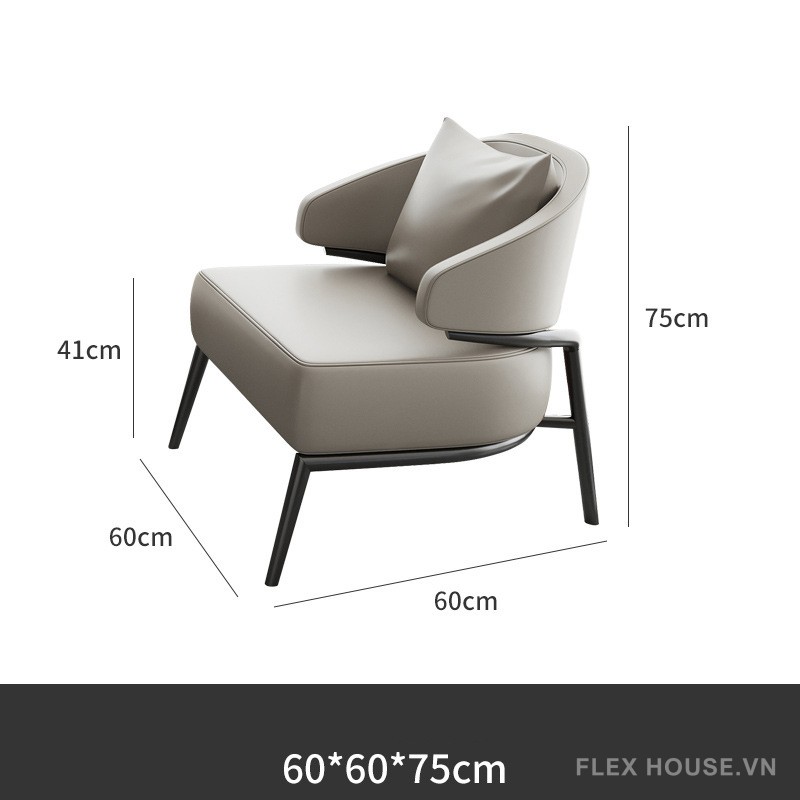 Ghế bành Haines Armchair phòng khách Bắc Âu LX7740 8