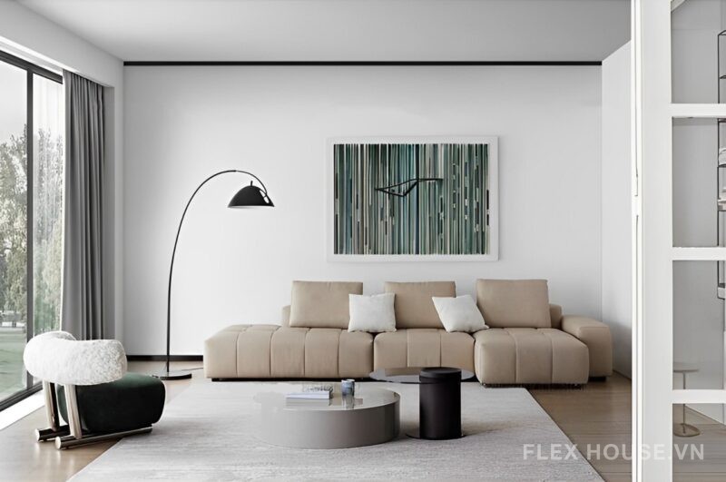 Ghế sofa đơn vải lông cừu Sherpa Chair JX644 1