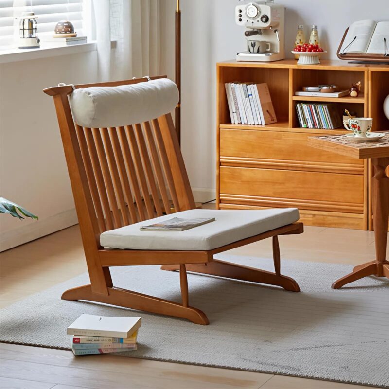Ghế sofa gỗ Nakajima George kiểu Nhật SHA794 1