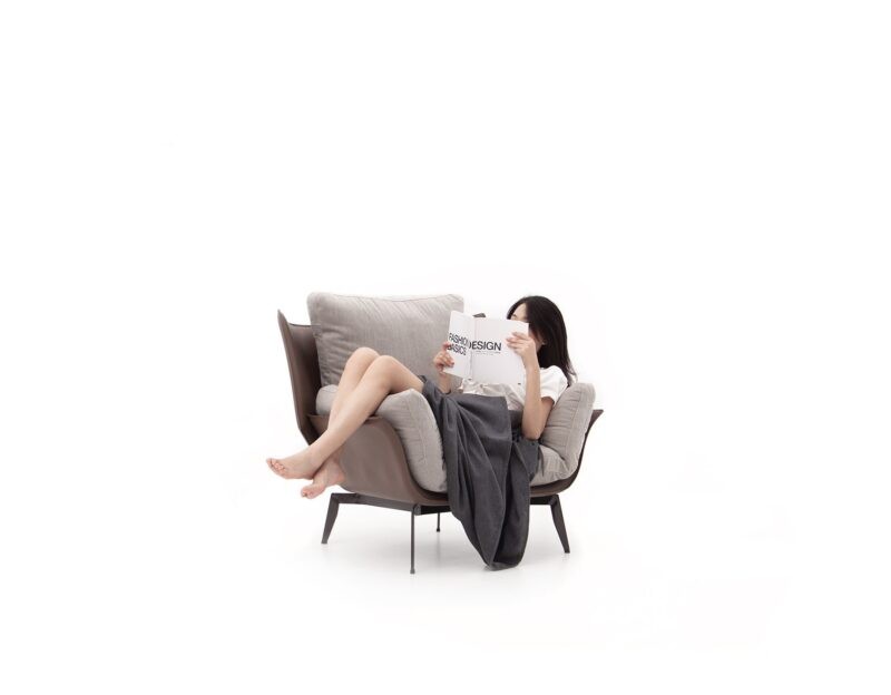 Ghế sofa phòng khách đệm nhung sang trọng kiểu Ý GF630 7