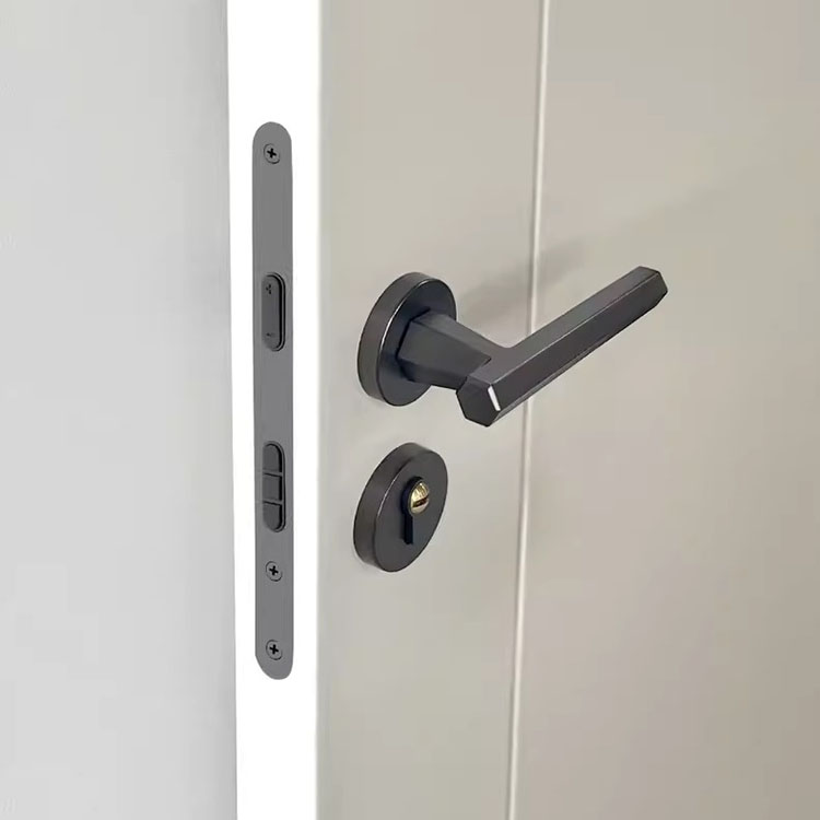 Khóa cửa phòng hợp kim tay gạt lục giác hiện đại SDM895 17