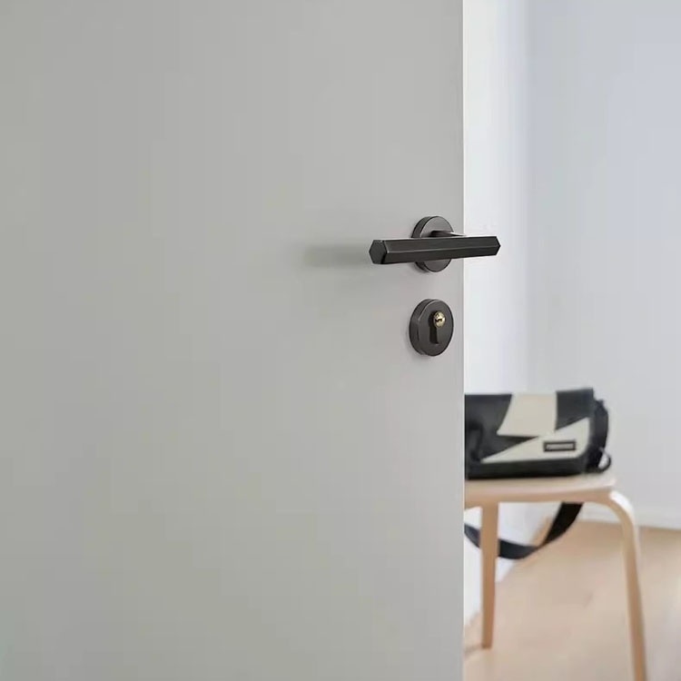 Khóa cửa phòng hợp kim tay gạt lục giác hiện đại SDM895 16
