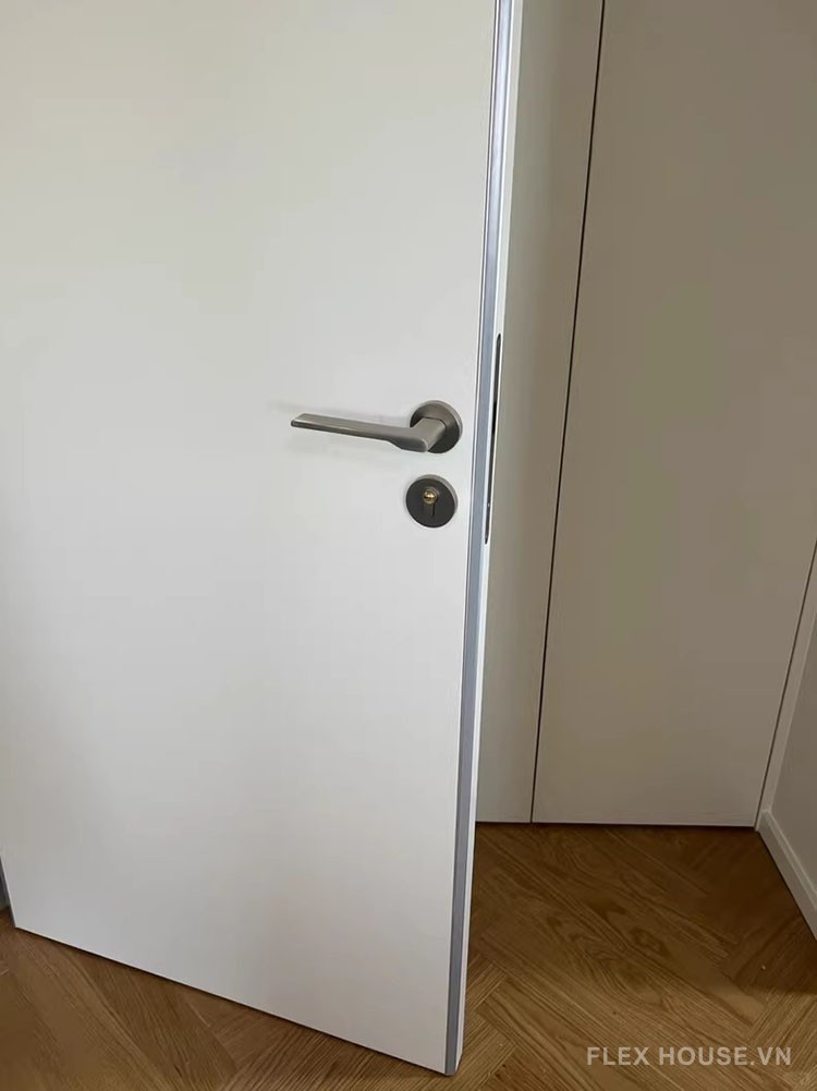 Khóa cửa phòng ngủ hợp kim màu Niken hiện đại SDM715 18