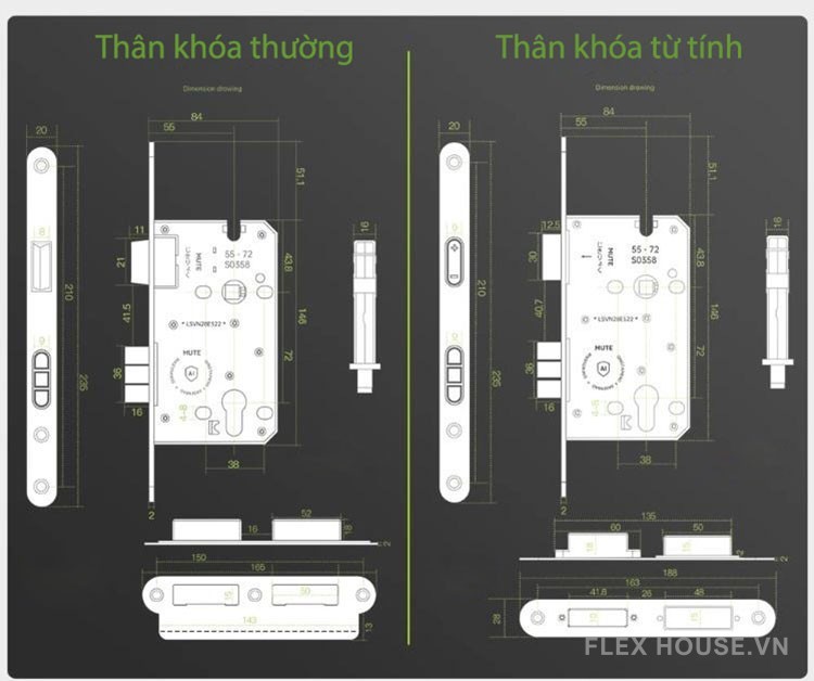 Khóa cửa tay gạt sang trọng kiểu Pháp SDM449 13