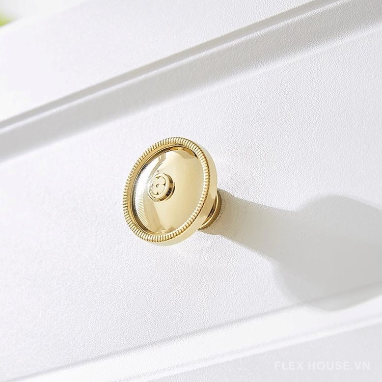 Núm tay nắm tủ bằng đồng kiểu Âu sang trọng LT1214 7