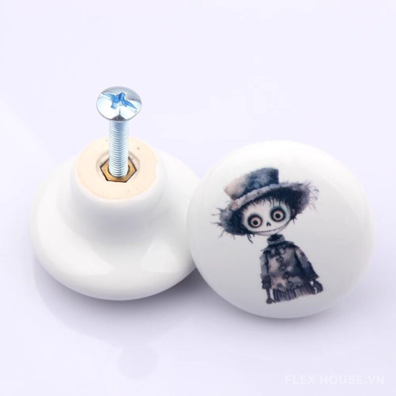 Núm tủ gốm phong cách Gothic chủ đề Halloween YZR19 2