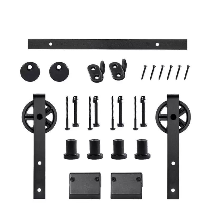 Ray trượt barn door thép carbon kiểu Mỹ RT1455 4 Ray trượt barn door thép carbon kiểu Mỹ RT1455 8