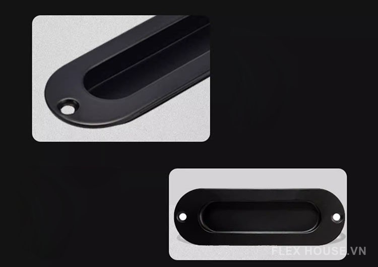 Tay nắm âm cửa lùa bằng thép không gỉ JS8693 7