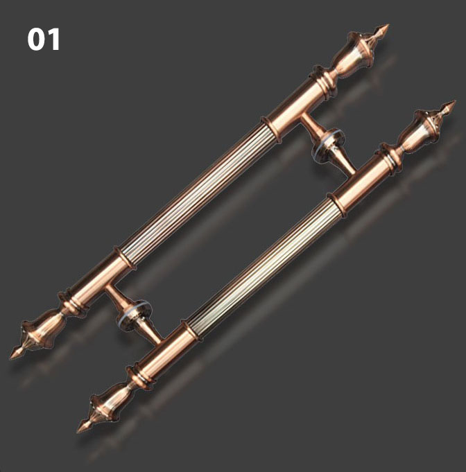 Tay nắm cửa cổ điển Châu Âu cho cửa kính cửa gỗ 6541641 4