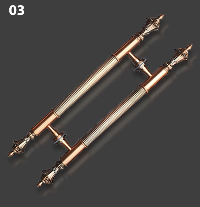 Tay nắm cửa cổ điển Châu Âu cho cửa kính cửa gỗ 6541641 6