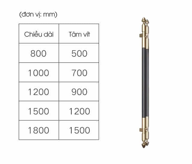Tay nắm cửa sang trọng bằng gỗ và inox GY2001A 8