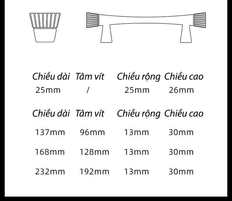 Tay nắm tủ hợp kim hiện đại cao cấp YJ5708 14