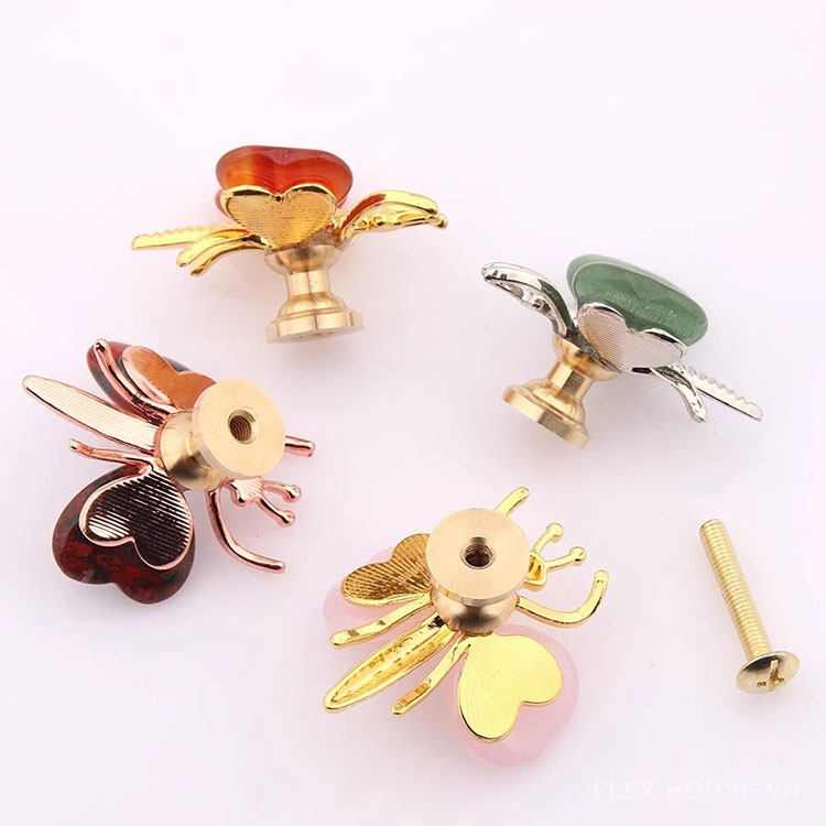 Tay nắm tủ phối đá tự nhiên hình chuồn chuồn YZR619 7