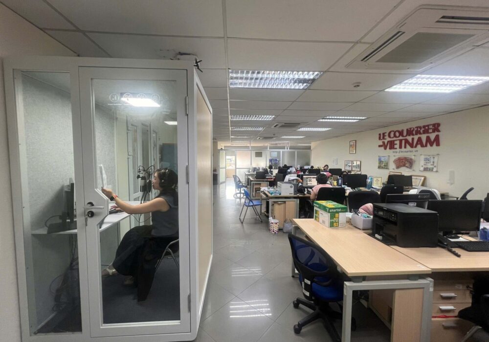 Thông tấn xã Việt Nam lựa chọn cabin cách âm tại Flexhouse VN 2