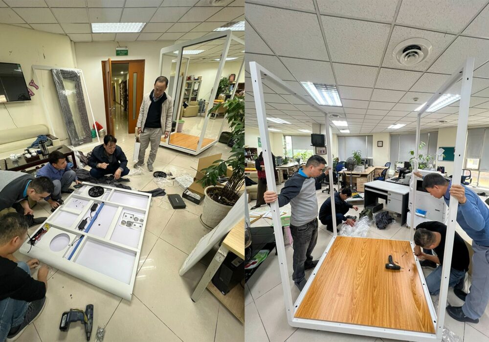Thông tấn xã Việt Nam lựa chọn cabin cách âm tại Flexhouse VN 5
