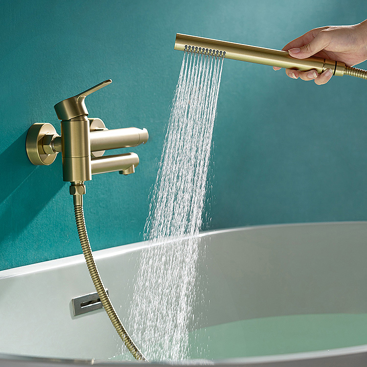 Vòi sen bồn tắm nóng lạnh bằng đồng DL7550 7
