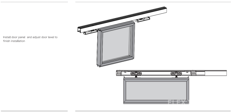 Bánh xe giảm chấn dùng cho cửa lùa nhôm Taura T905C 7