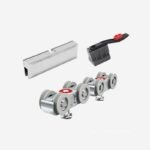 Bộ bánh xe cửa trượt cửa kính dày 8-12mm Taura T903E