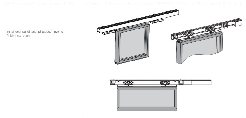 Bộ bánh xe cửa trượt cửa nhôm tiện dụng Taura T903C 11