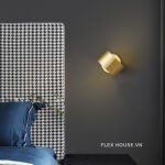 Đèn hắt tường bằng đồng decor phòng FLM5020